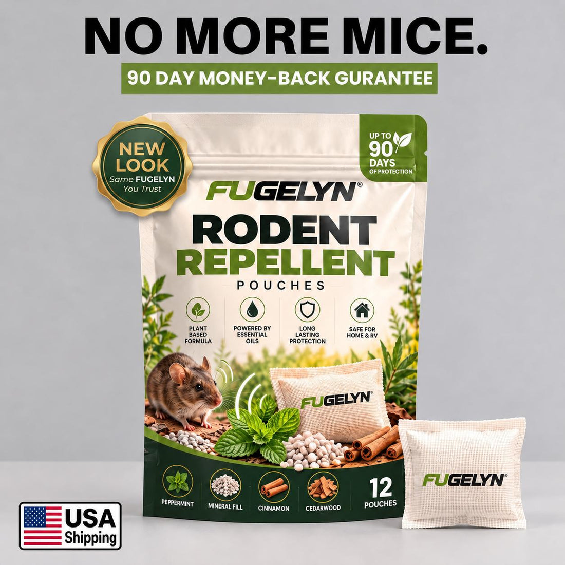 Stop Mice For Months, No Traps , No Poison