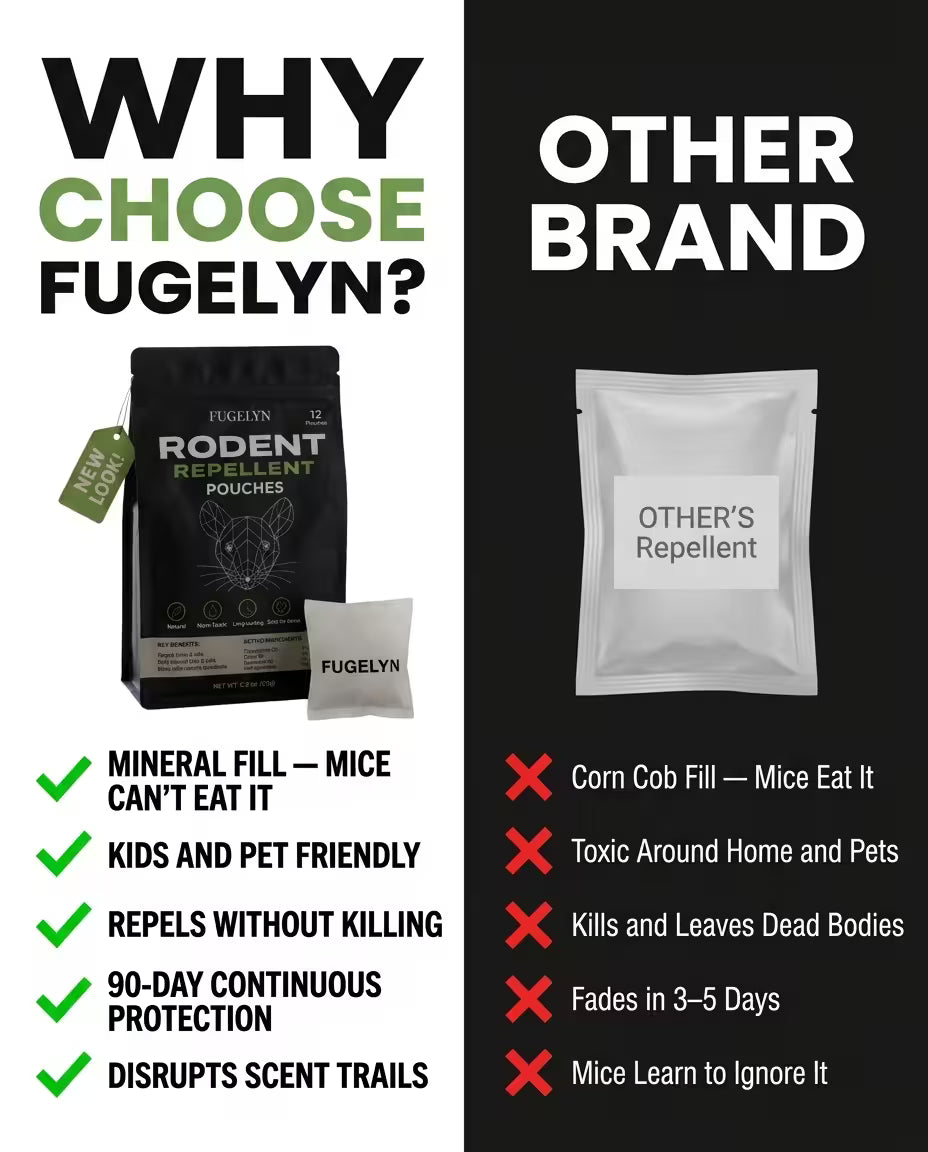 Place These Pouches Where Mice Enter —And Watch Them Never Come Back.