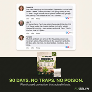 Stop Mice For Months, No Traps , No Poison