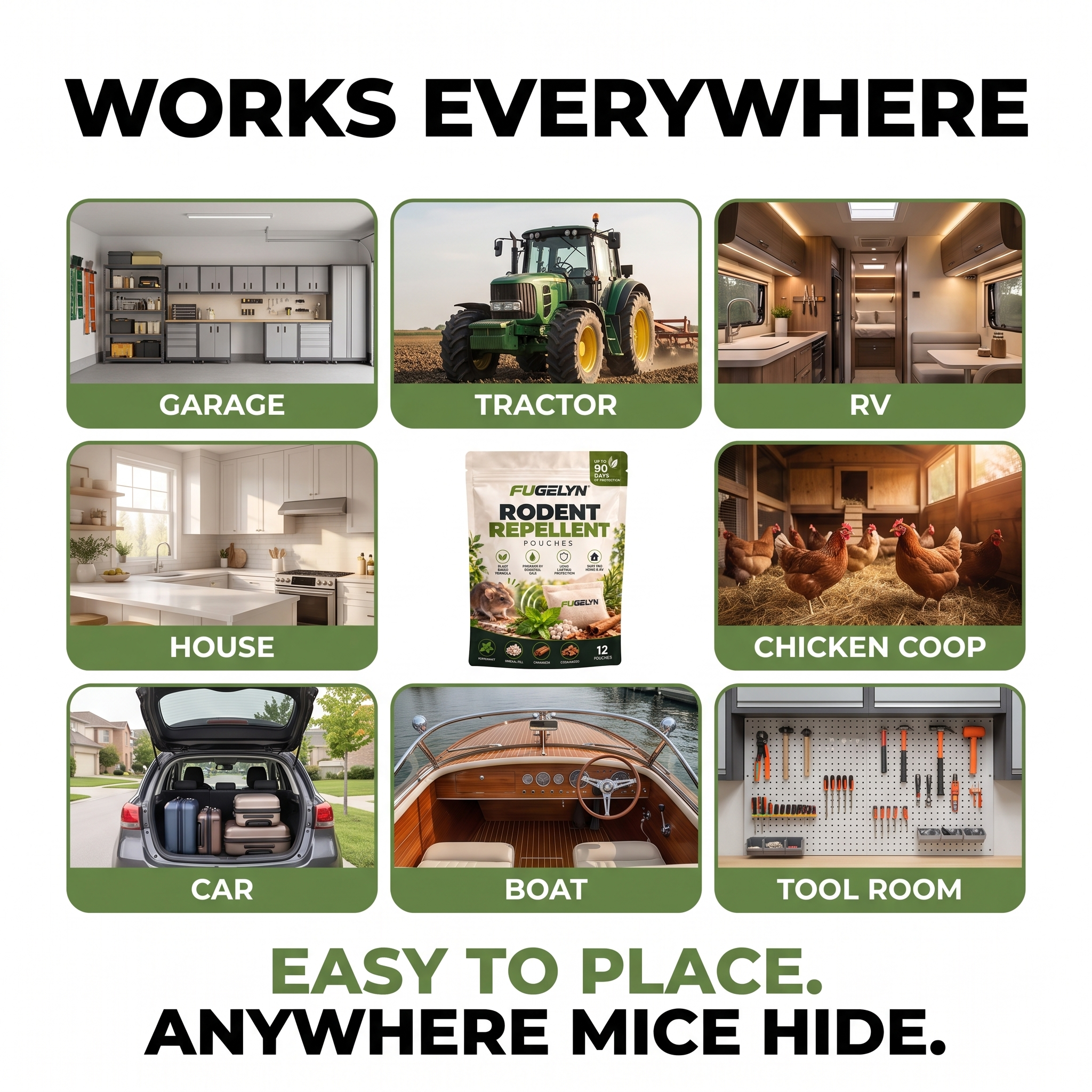 Stop Mice For Months, No Traps , No Poison