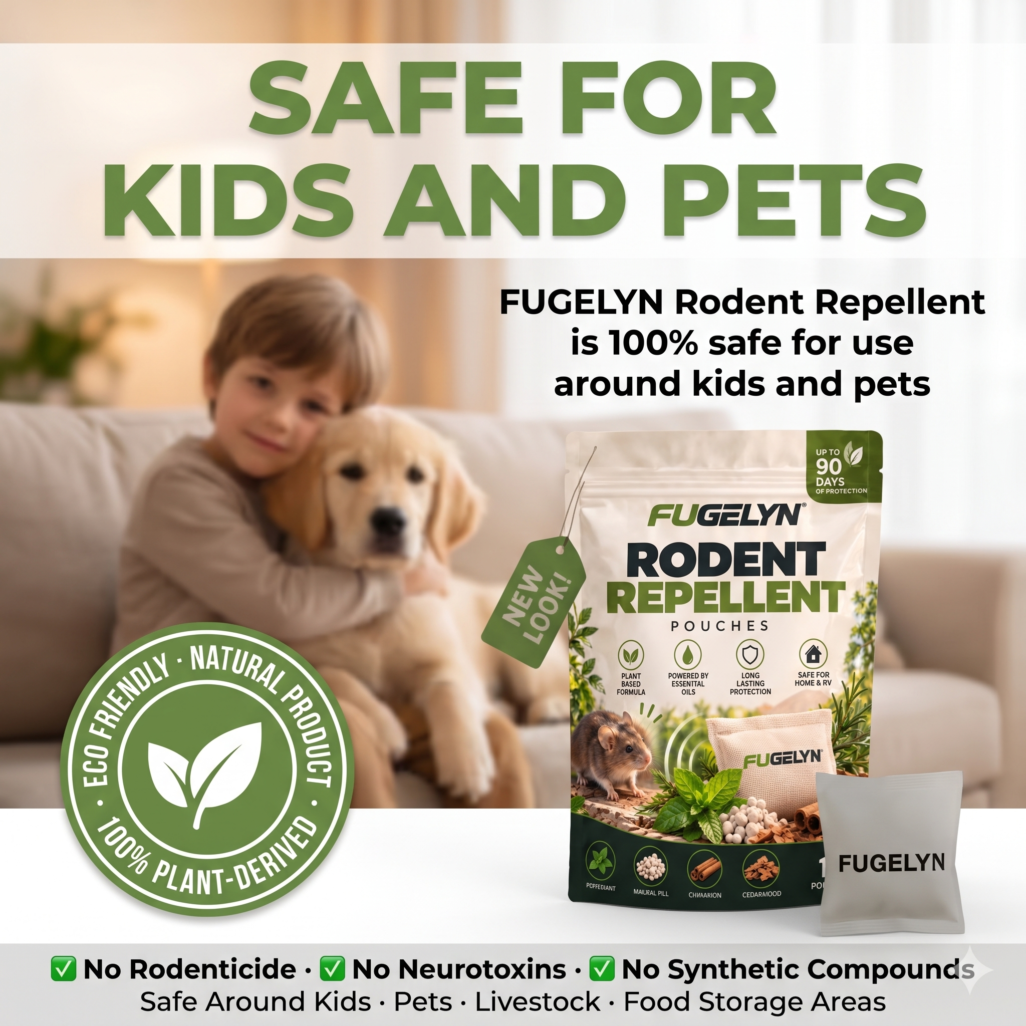 Stop Mice For Months, No Traps , No Poison